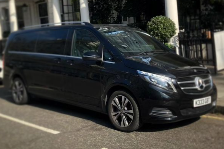 Mercedes V‑Class AC13 Luxury Chauffeur Vehicle Luxury Mercedes V‑Class AC13 chauffeur car in Liverpool for airport transfers, weddings, and corporate travel